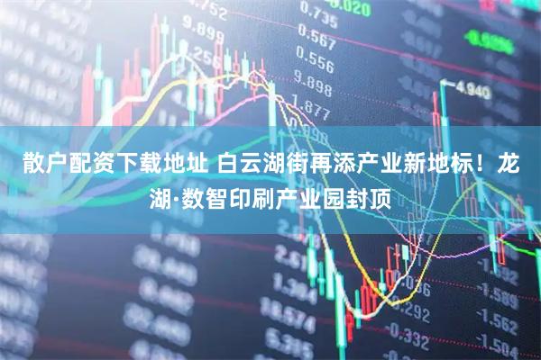散户配资下载地址 白云湖街再添产业新地标！龙湖·数智印刷产业园封顶